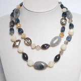 Double Candy Crystal Choker Necklace for Women