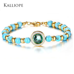 6.5MM Stainless Steel Rhinestone Hand String