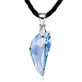 Wolf Tooth Crystal Pendant Short Necklace Jewelry