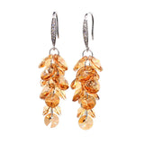 Crystal Tassel Earrings Long Jewelry for Women
