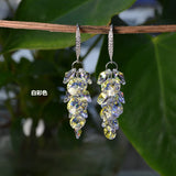 Crystal Tassel Earrings Long Jewelry for Women