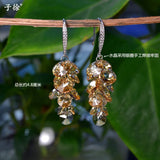 Crystal Tassel Earrings Long Jewelry for Women