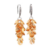 Crystal Tassel Earrings Long Jewelry for Women