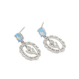 Tulip Flower S925 Silver Earrings 18K Gold-Plated