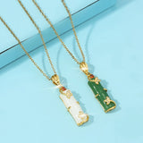 INS Wind Bamboo Knot Pendant Titanium Steel Necklace