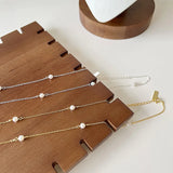 S925 Silver High-Grade Rice Grain Necklace for Women