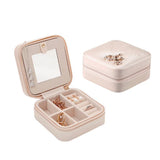 Travel Jewelry Box Portable Earrings Necklace Storage
