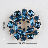 Crystal Bauhinia Brooch for Wedding Accessories
