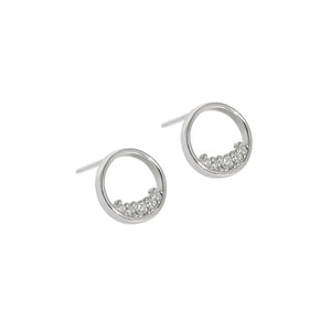 Minimalist Sterling Silver Beaded Earrings for Women