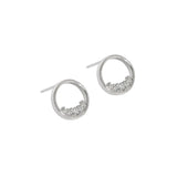 Minimalist Sterling Silver Beaded Earrings for Women