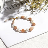 Temperament Crystal Bracelet with Pearls