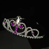 Crystal Princess Crown Headband for Wedding