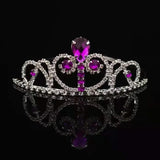 Crystal Princess Crown Headband for Wedding