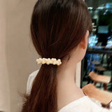 Rhinestone Spring Hairpin Pearl Back Head Hairpin
