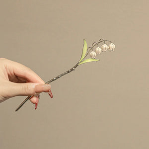 Wave Tulip Lily Orchid Hairpin Women's Flower Hairpin Retro Accessories