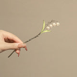 Wave Tulip Lily Orchid Hairpin Women's Flower Hairpin Retro Accessories