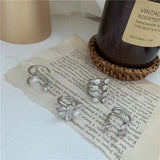 Zircon Asymmetric Opening Ring Set, Cold Wind Joint Ring