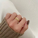 Women's 925 Sterling Silver Ins Three-Piece Open Ring Set