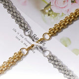 Thick Cuban Chains Bracelets Wholesale 18K Plated Stainless Steel