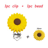 Cartoon Animals Baby Silicone Bead Clips Dummy Holder Food DIY Pacifier Chain