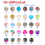 15MM Leopard Printed Silicone Beads Baby Food Chewing Teethe DIY Pacifier