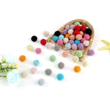 16/20MM Crochet Wooden Beads DIY Jewelry Bracelet Accessories