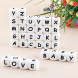 Kovict 10MM Silicone Letter Beads Baby Teething Teethers BPA-Free