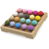 Kovict 15mm Silicone Beads Teether BPA-Free Spiral Food Grade Teething