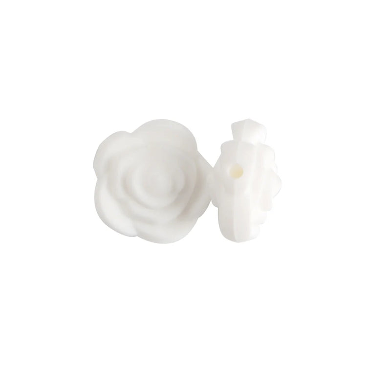 Kovict Rose Silicone Baby Teether Necklace Chewable Toy