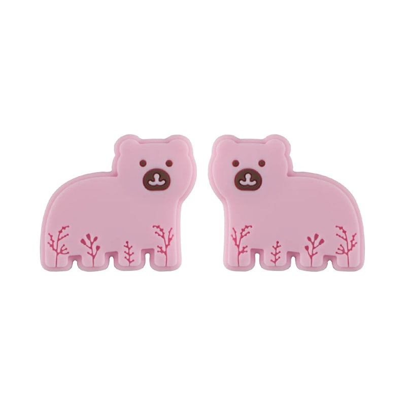 10Pcs Animal Shape Silicone Beads Baby Molar Teether DIY Pacifier Chain