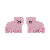 10Pcs Animal Shape Silicone Beads Baby Molar Teether DIY Pacifier Chain