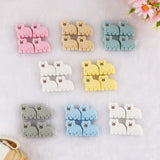 10Pcs Animal Shape Silicone Beads Baby Molar Teether DIY Pacifier Chain
