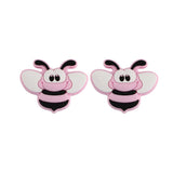 10Pcs Cartoon Bee Silicone Beads Teether Chewable DIY Pacifier