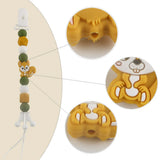 Kovict 10Pcs Squirrel Silicone Beads BPA DIY Teether Pacifier Clip Baby Toy