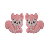 Kovict 10Pcs Squirrel Silicone Beads BPA DIY Teether Pacifier Clip Baby Toy