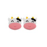 Kovict 10Pcs Cows Silicone Beads Baby Teether DIY Jewelry Accessories