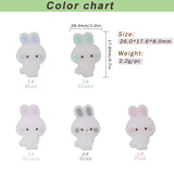 Kovict 10Pcs Mini Rabbit Silicone Beads Baby Teether Toys