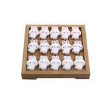 Kovict 10Pcs Mini Rabbit Silicone Beads Baby Teether Toys