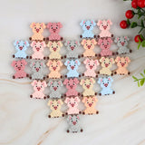 Kovict 10Pcs Piglet Silicone Animal Beads Teeth Chew Beads DIY Toys