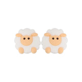Kovict 10pc Sheep Silicone Teether DIY Nursing Necklace Beads