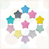 Kovict 10pc Star Silicone Beads DIY Nursing Necklace Baby Teethers