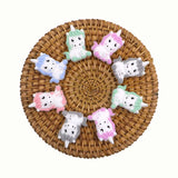 Kovict 10pcs BPA Animal Silicone Teething Necklace Toy