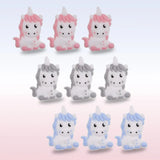 Kovict 10pcs BPA Animal Silicone Teething Necklace Toy