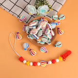 Kovict 10pcs Hot Air Balloon Baby Silicone Teething Nursing Pacifier Beads