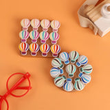Kovict 10pcs Hot Air Balloon Baby Silicone Teething Nursing Pacifier Beads