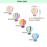 Kovict 10pcs Hot Air Balloon Baby Silicone Teething Nursing Pacifier Beads