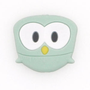 Kovict 10pcs Owl Silicone Teether Beads Baby Pacifier Pendant BPA-Free