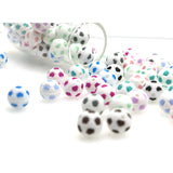 Kovict 10pcs 15mm Silicone Football Teether Beads Baby Teething Bracelet