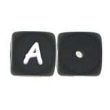 Kovict 12mm Silicone Alphabet Letter Beads for Baby Teeth Pacifier Chain