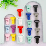 20pcs Plastic Baby Pacifier Clips Soother Holder For DIY Chain